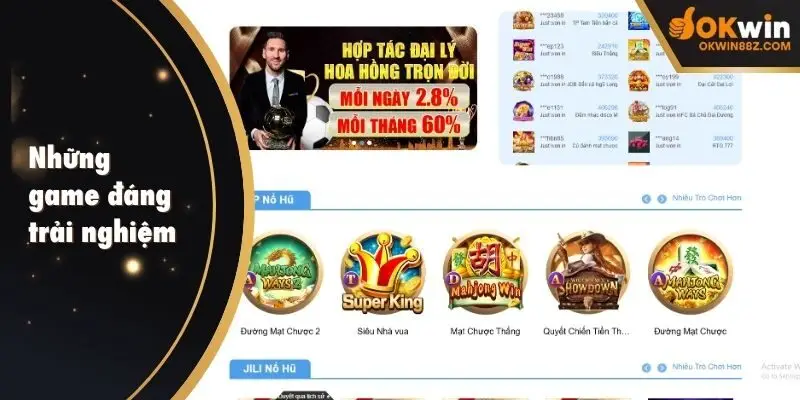 Những game đáng trải nghiệm tại VIPWIN